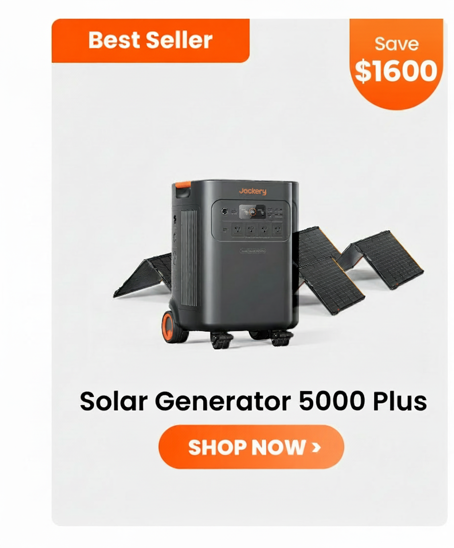 an image of a solar generator with a solar panel on top of it