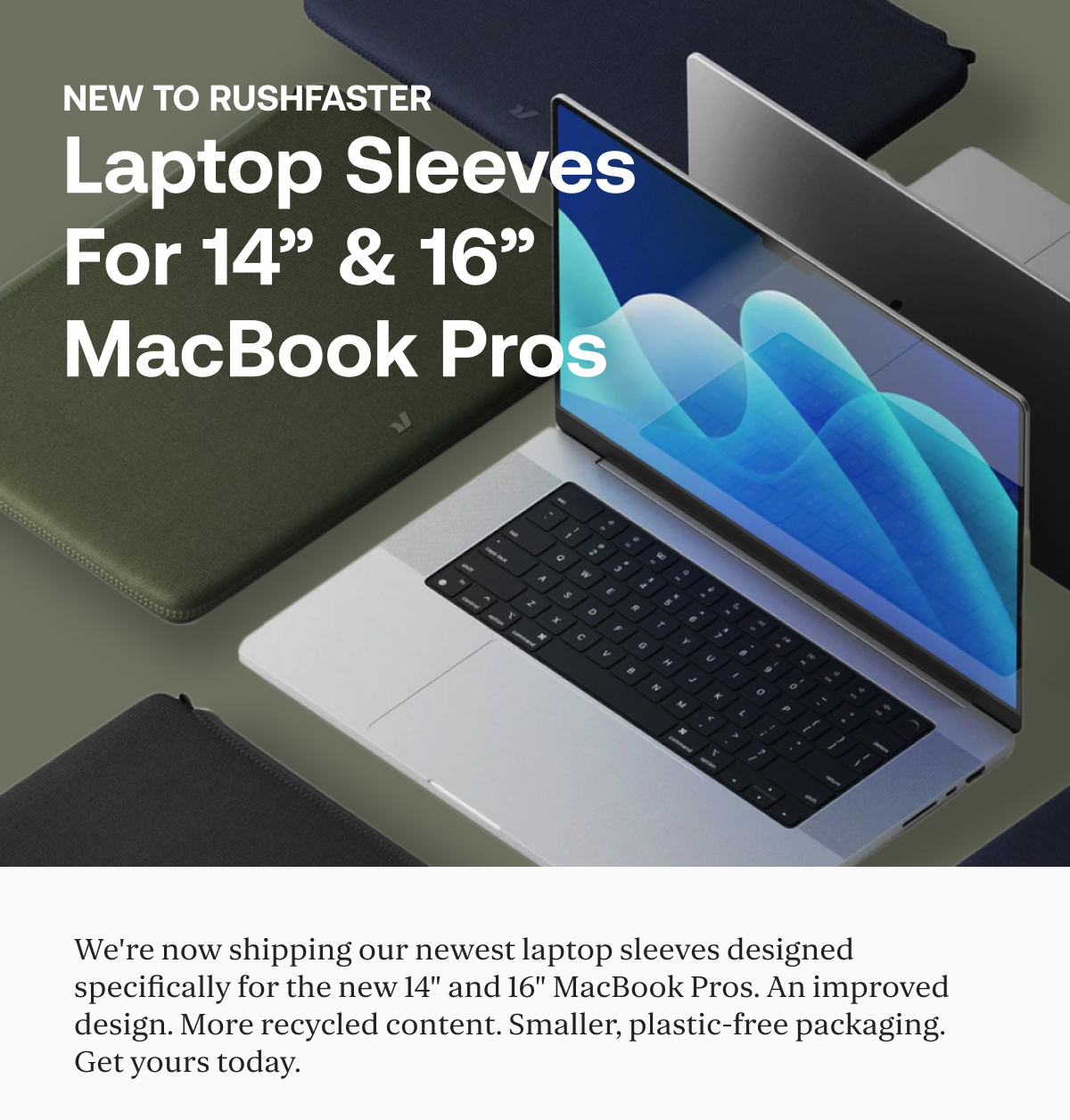 Laptop Sleeves For 14” & 16” MacBook Pros 