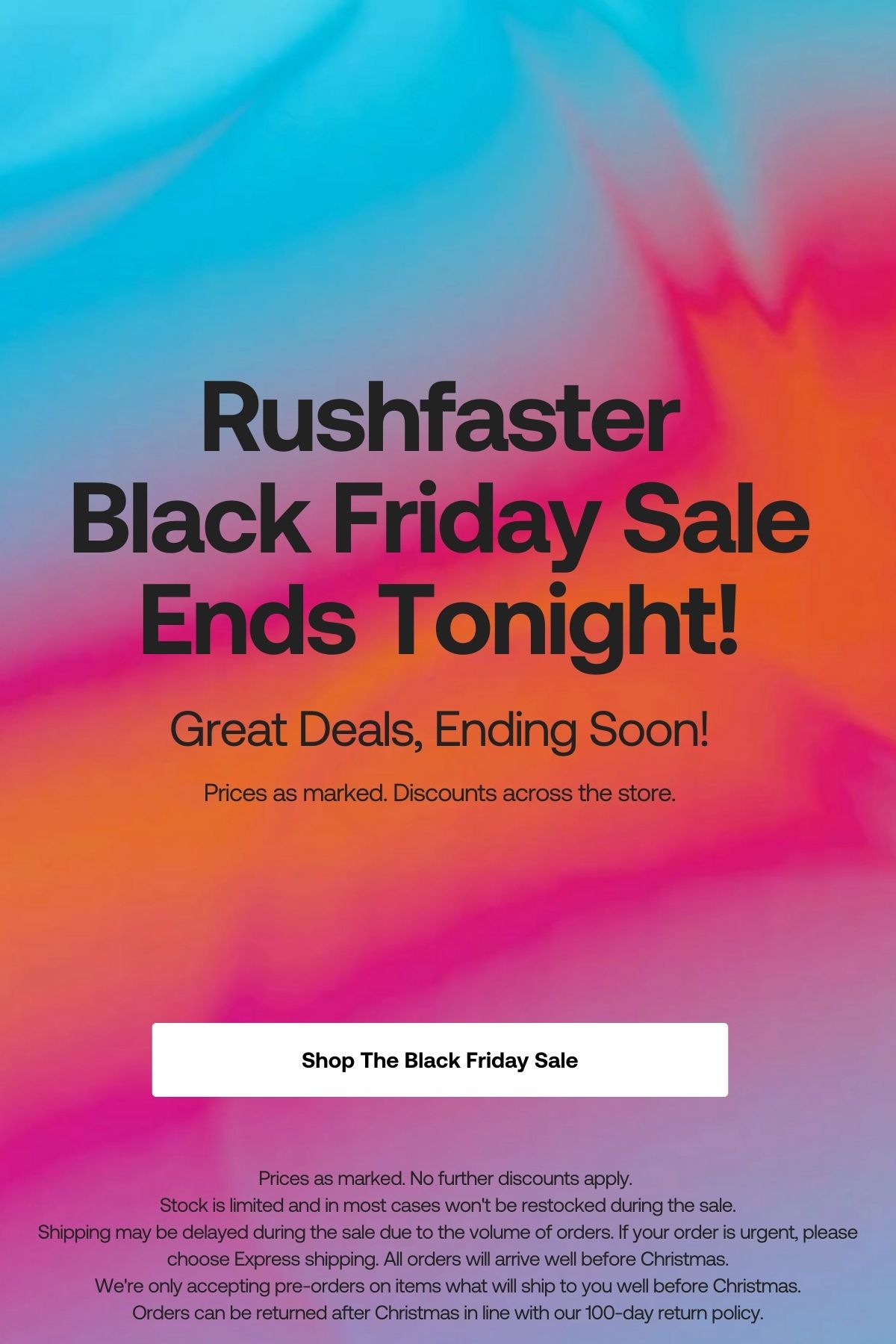 Black Friday Sale On Now