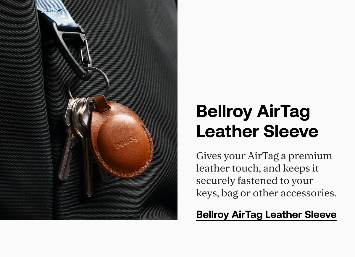 Bellroy AirTag Leather Sleeve