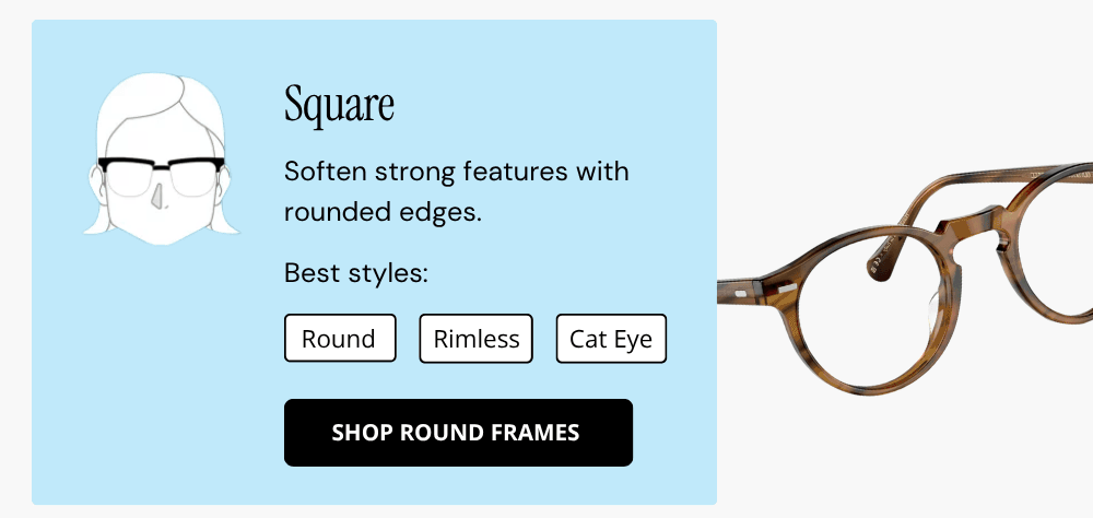 Shop round frames