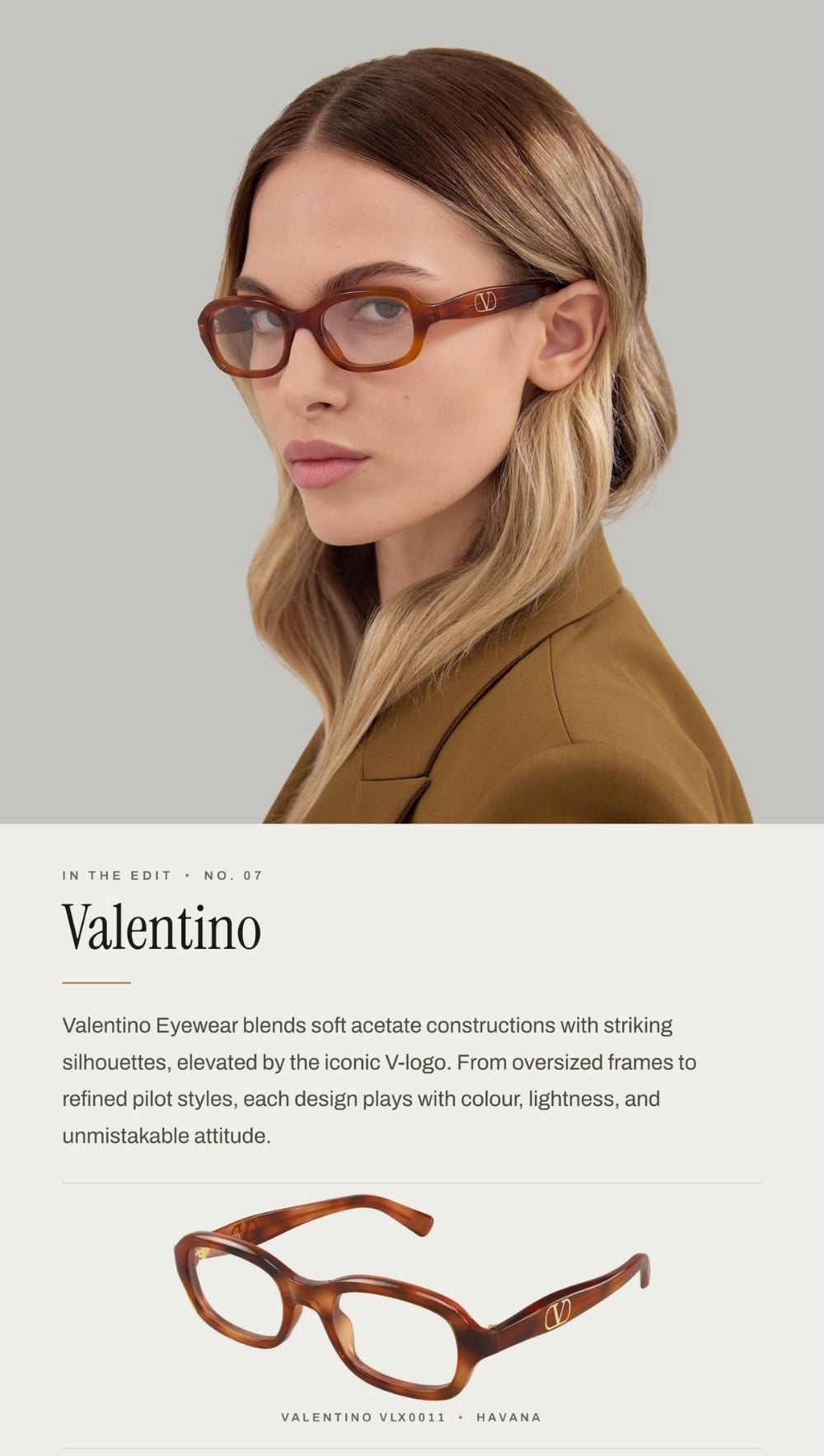 Valentino VLX0011 optical frames