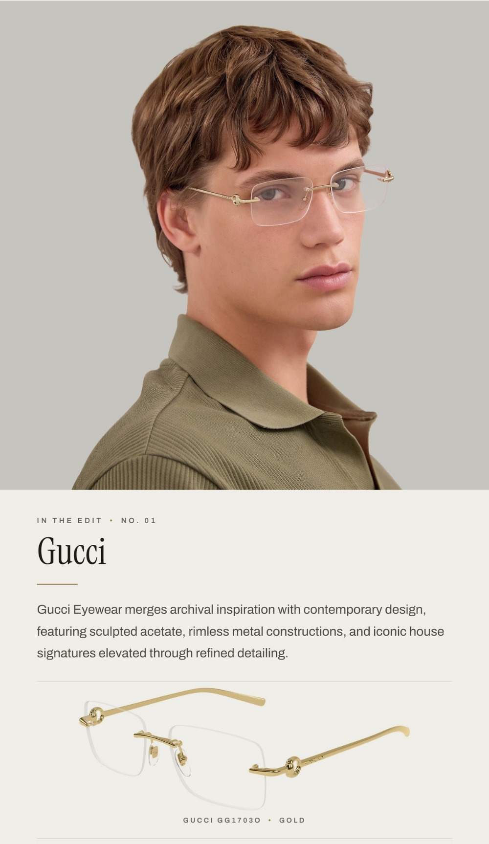 Gucci GG1703O optical frames