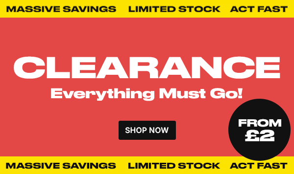 Clearance: Everything Must Go! Shop Now