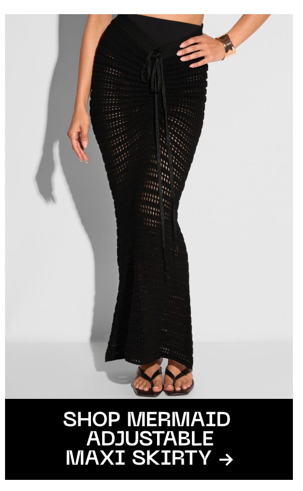 Shop mermaid adjustable maxi skirty