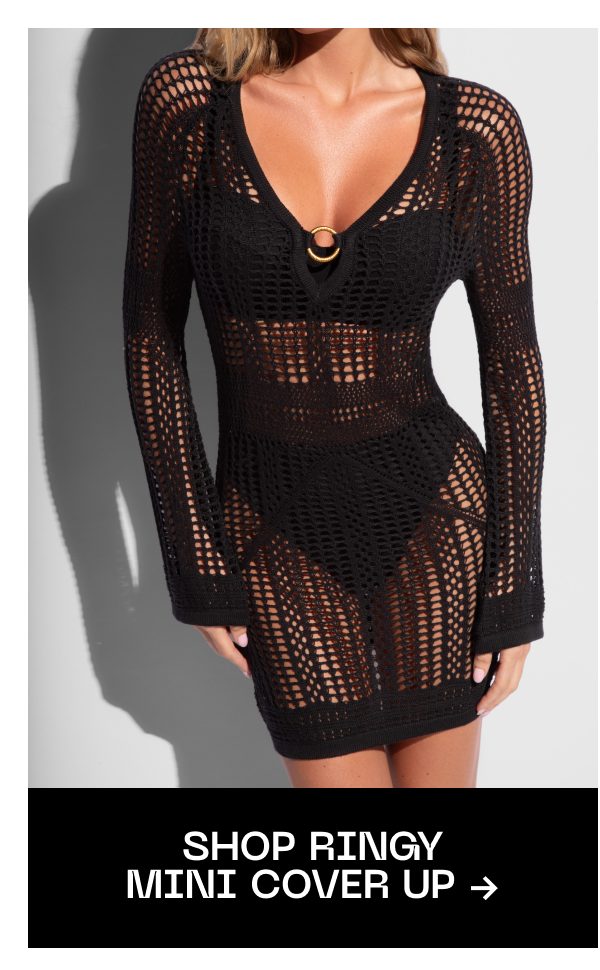 Shop ringy mini cover up