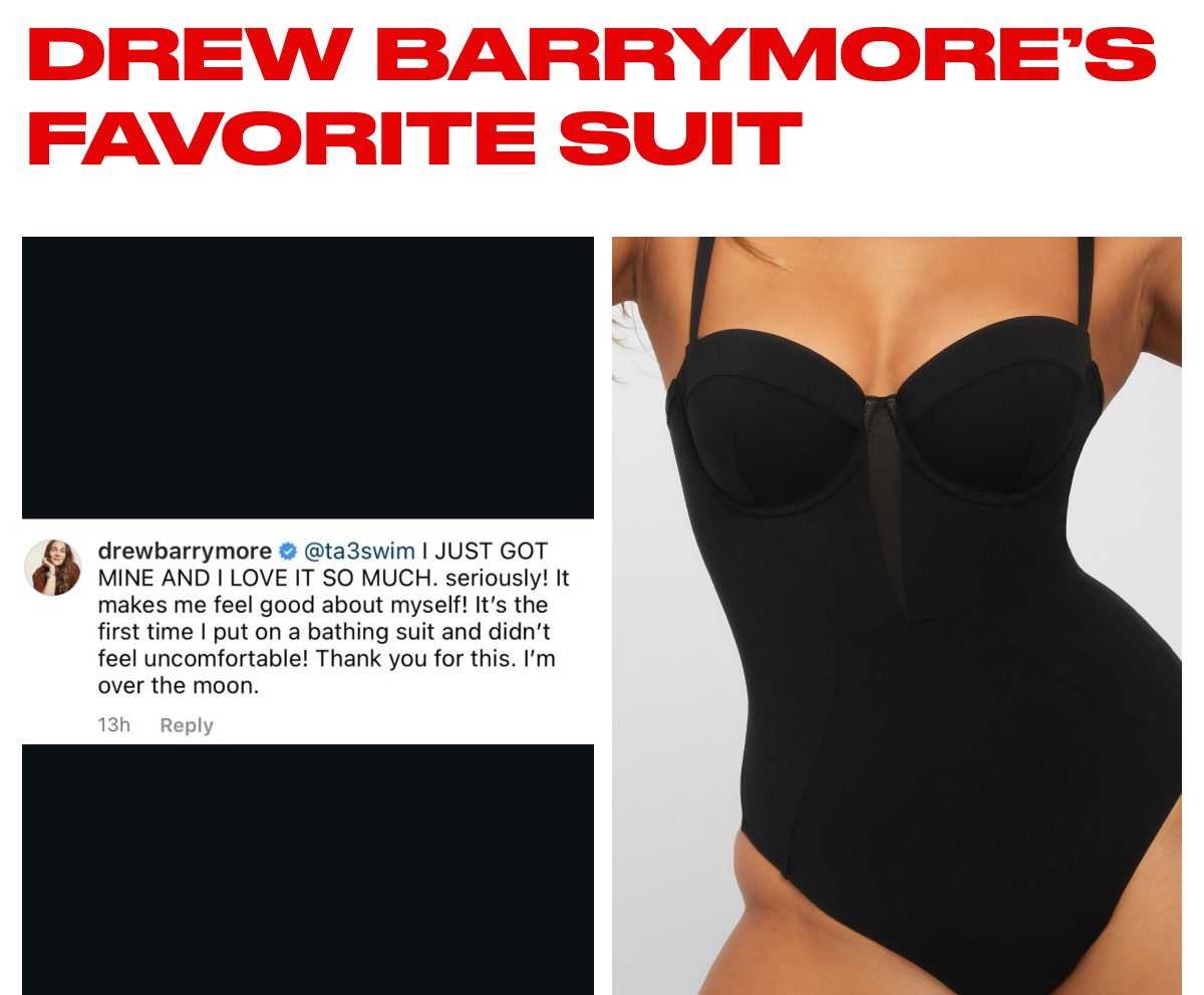 Drew Barrymore's favorite suit