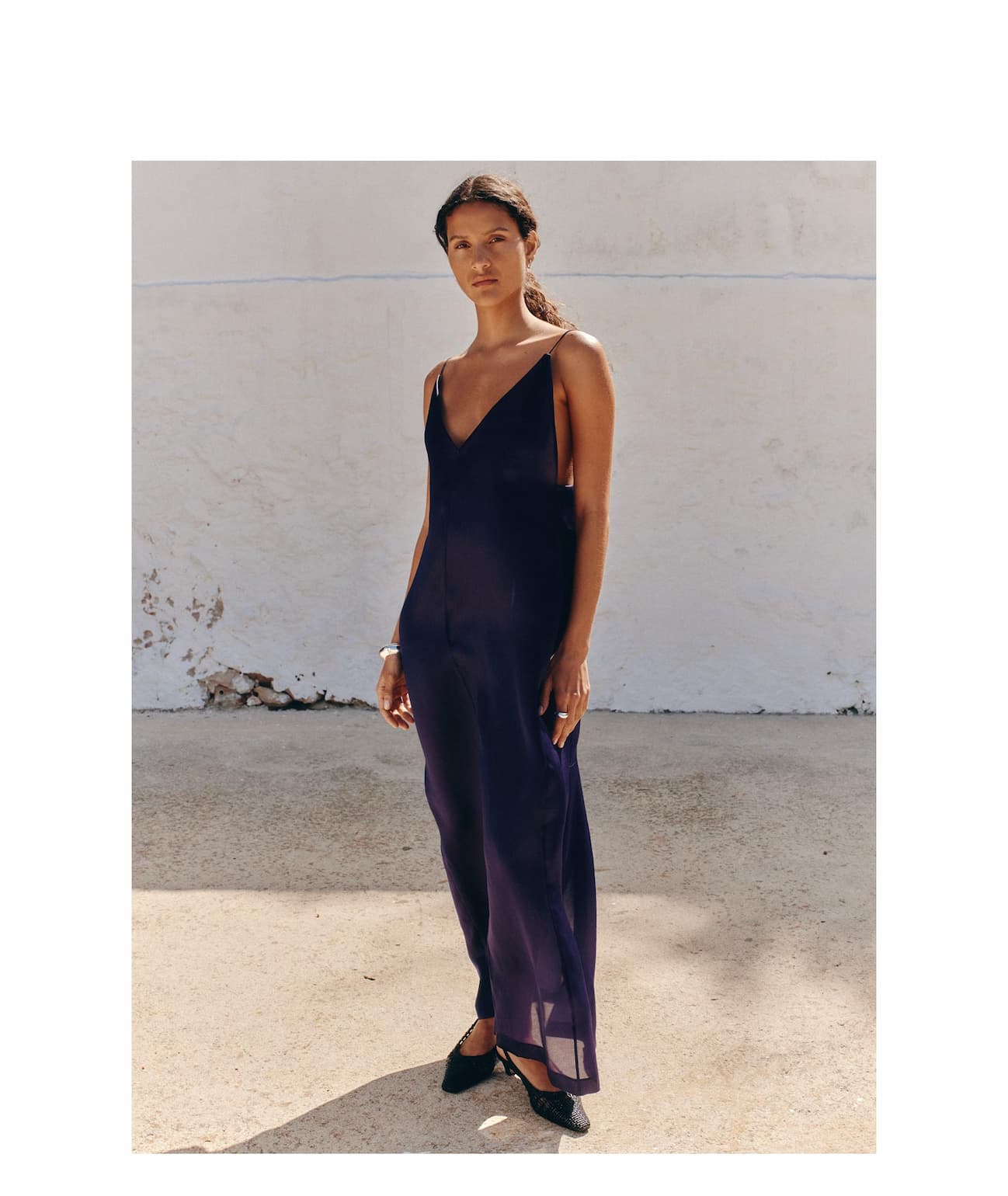 The Woven Sofia in Black