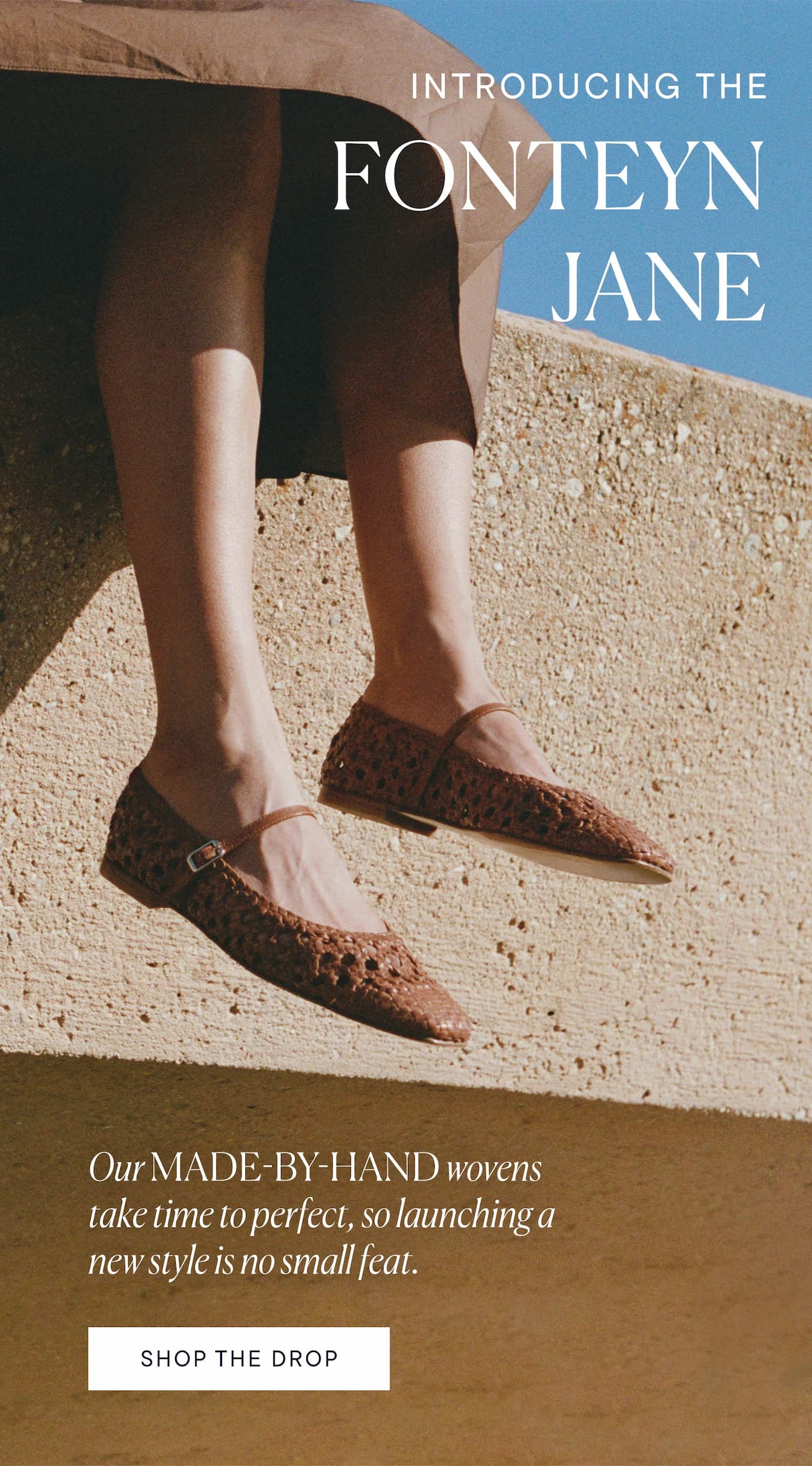 Introducing The Fonteyn Jane. Our made-by-hand wovens take time to perfect, so launching a new style is no small feat. 