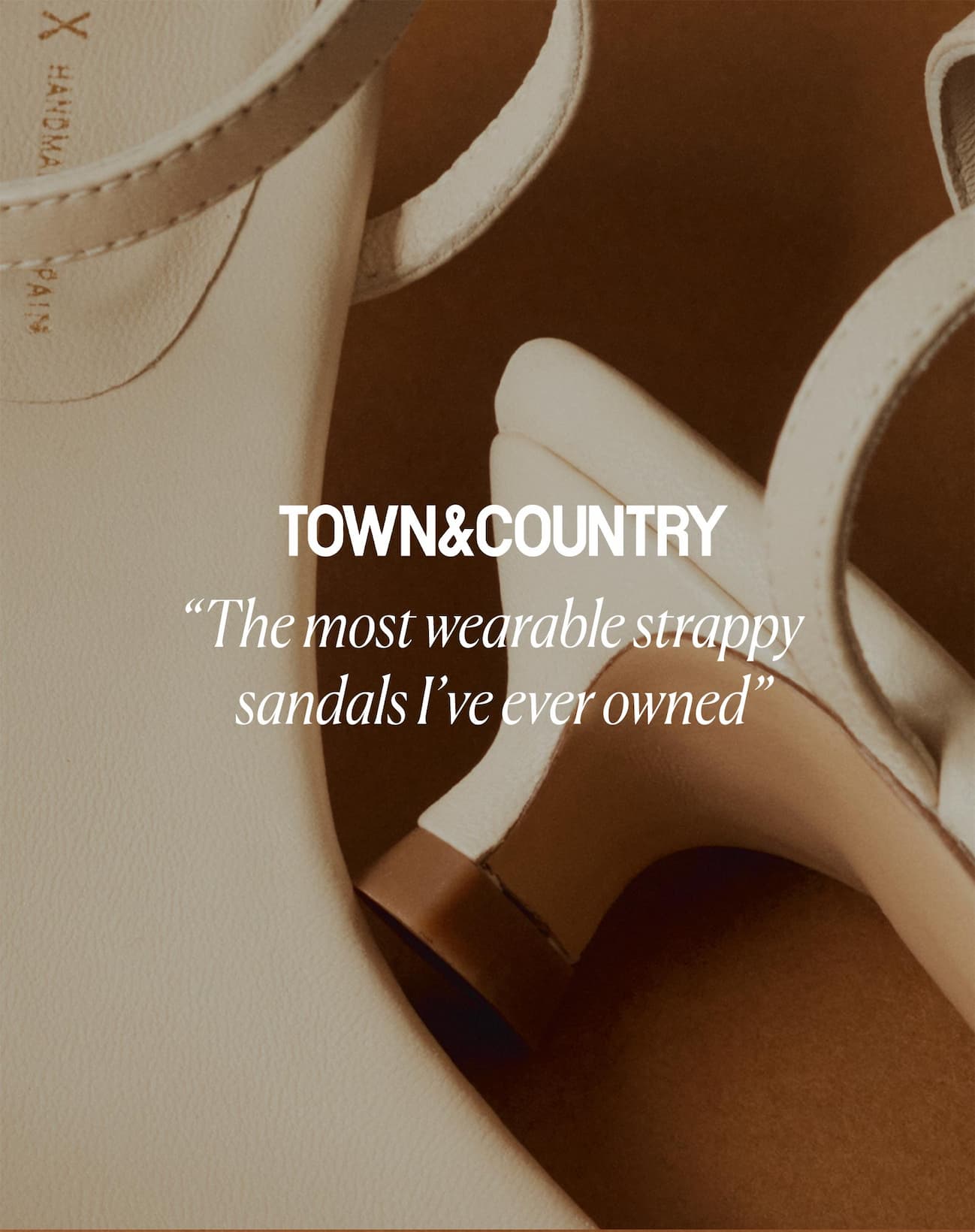 "The most wearable strappy sandals I've ever owned" - Town & Country