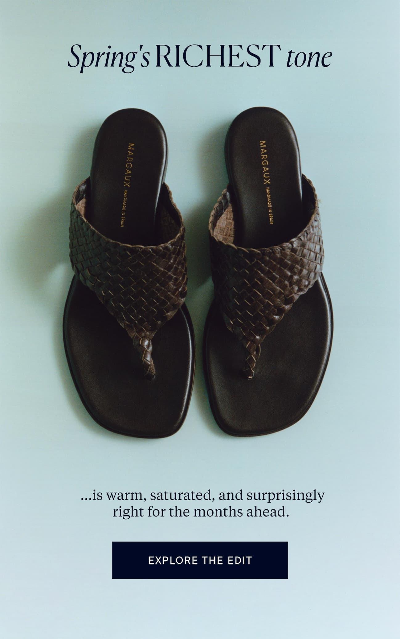 Spring's richest tone is warm, saturated, and surprisingly right for the months ahead. 