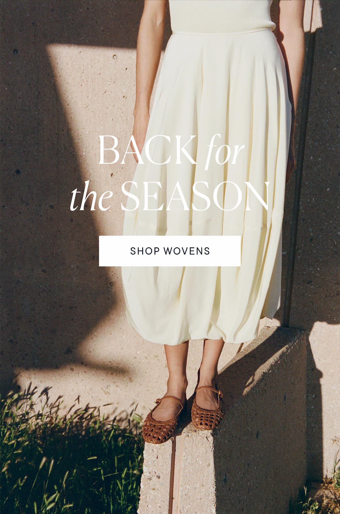 Introducing The Fonteyn Jane. Our made-by-hand wovens take time to perfect, so launching a new style is no small feat. 