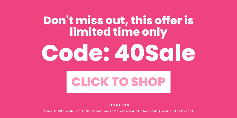 Don't miss out, this offeris limited time only Code: 40Sale 