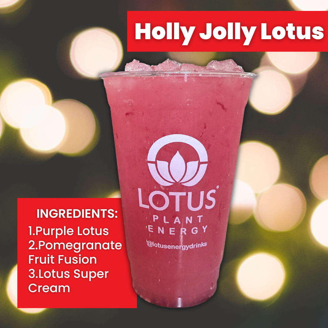 Happy Holidays from Lotus 🎁 Lotus Energy Drinks