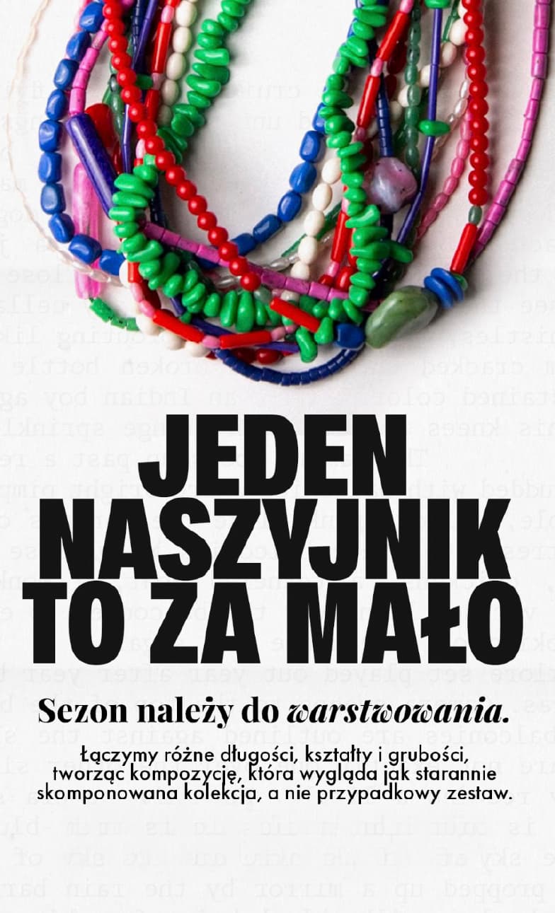 kolorowe naszyjniki