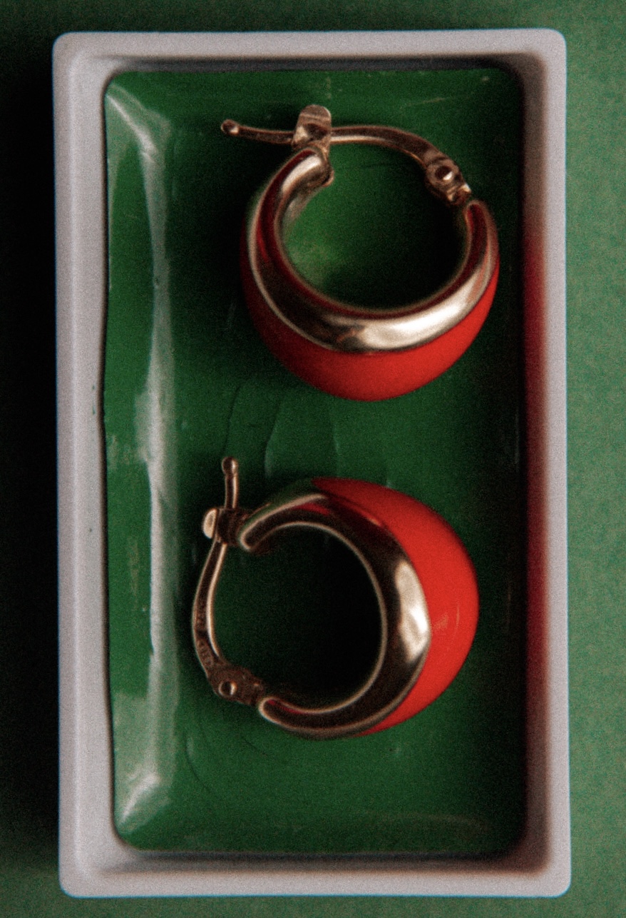 Kolczyki Viva Red