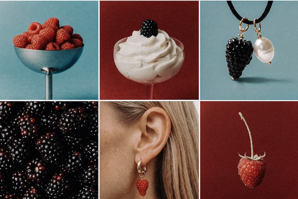 Mailny i jeżyny z biżuterią Berries