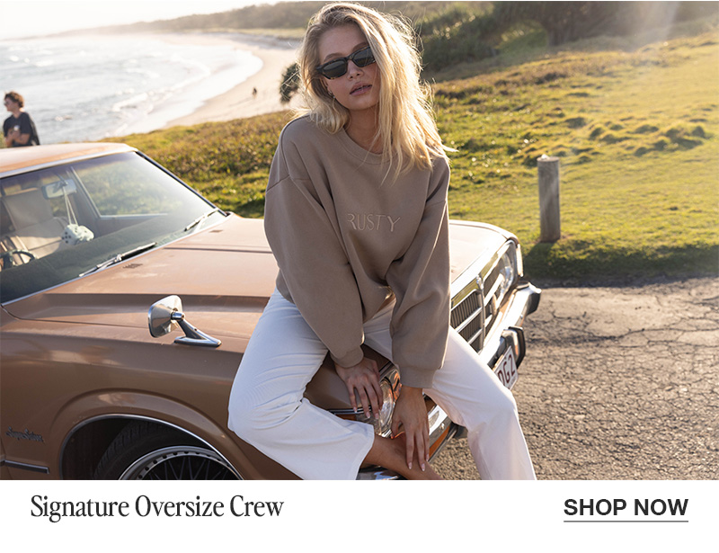 SIGNATURE OVERSIZE CREW | Shop Now