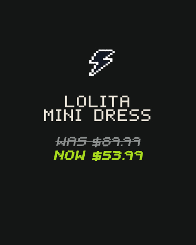 Lolita Printed Mini Dress