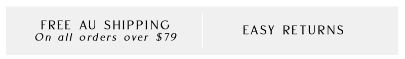 Free AU Shipping $79+ & Easy Returns