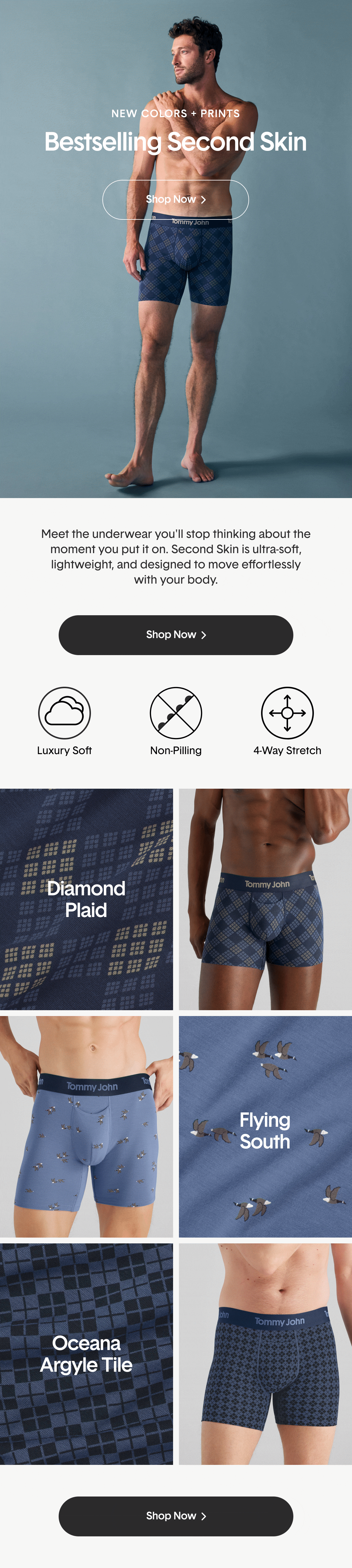 New Colors + Prints = NEXT TO NOTHING | Shop NEW Second Skin Underwear >