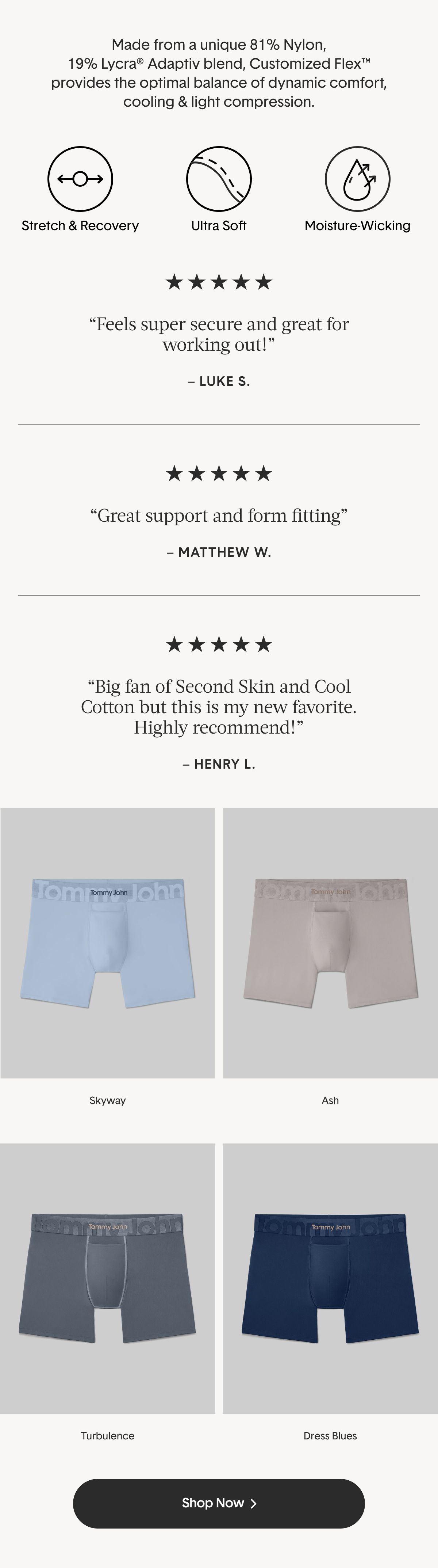 FLASH SALE 3 For $50 Customized Flex™ That Will Never Stretch Out | Shop Now >