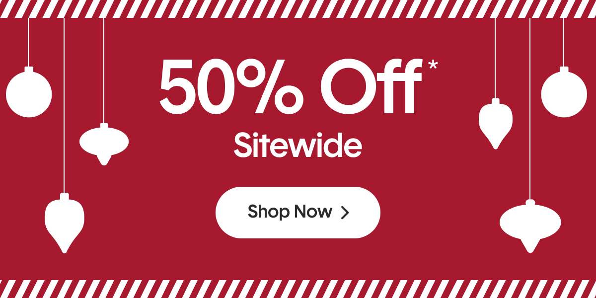50% Off Sitewide