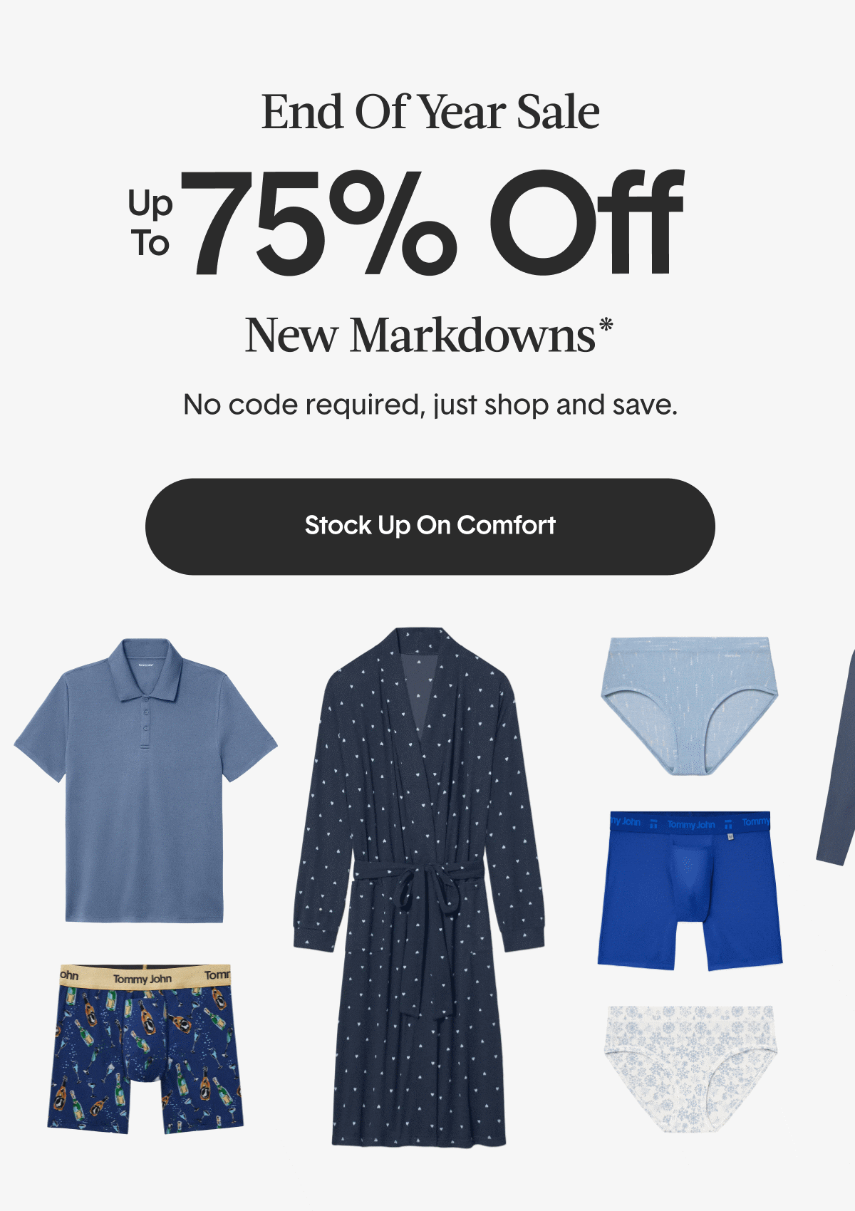 End of Year Sale Up To 75% Off New Markdowns*