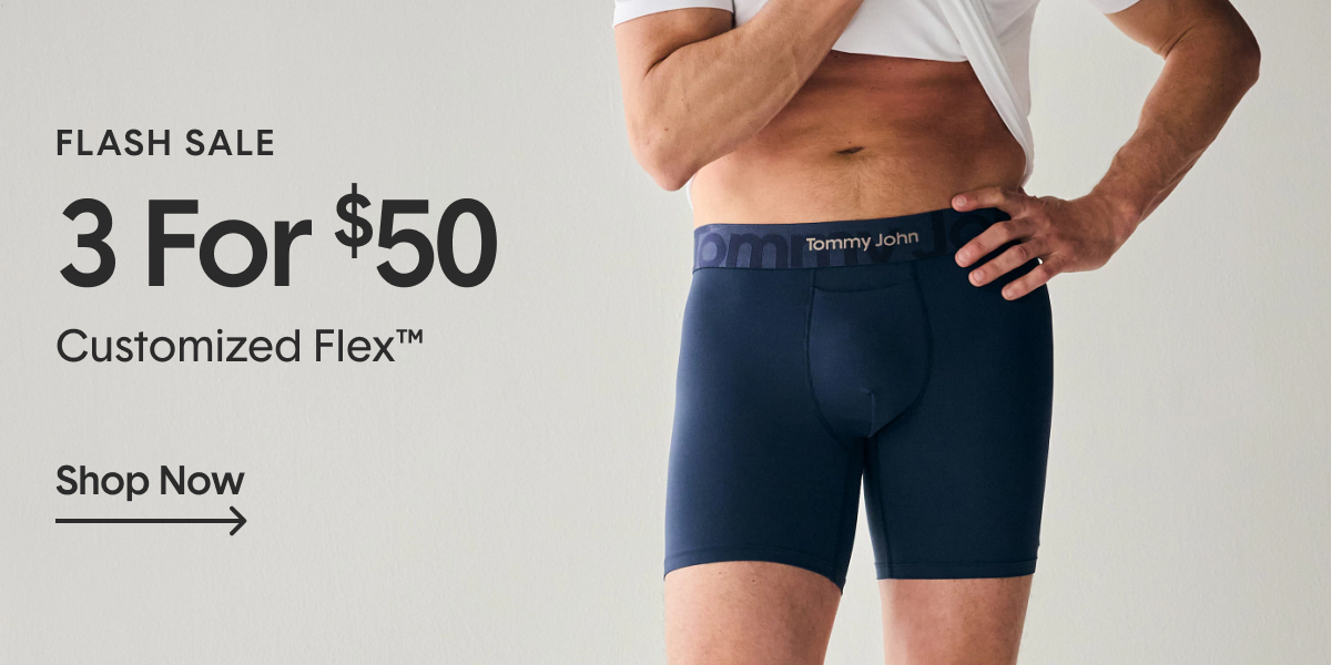 FLASH SALE 3 For $50 Customized Flex™ | Shop Now >