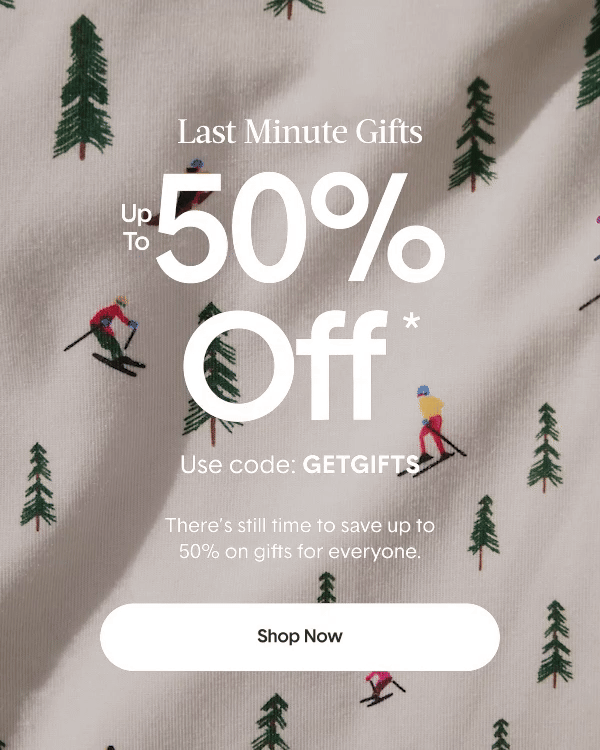 Up To 50% Off Sitewide