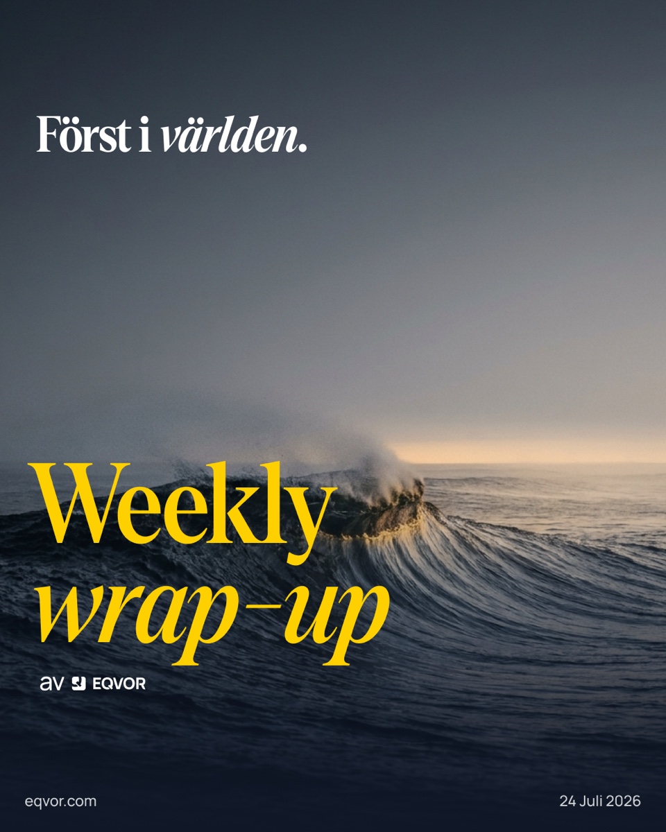 Weekly Wrap-Up: Först i världen.