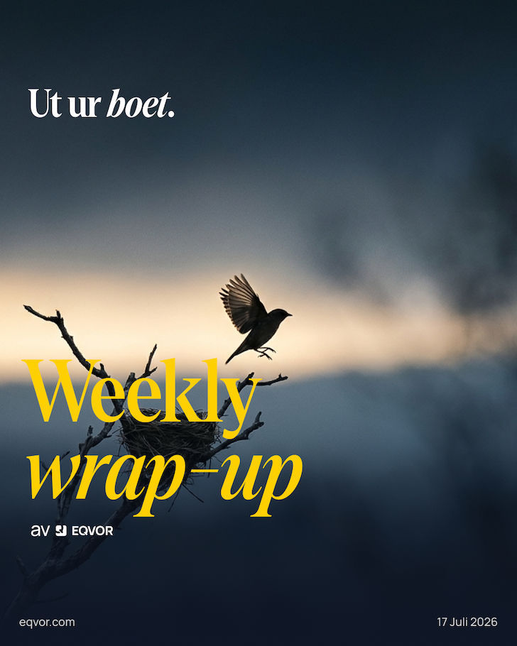 Weekly Wrap-Up: Ut ur boet.