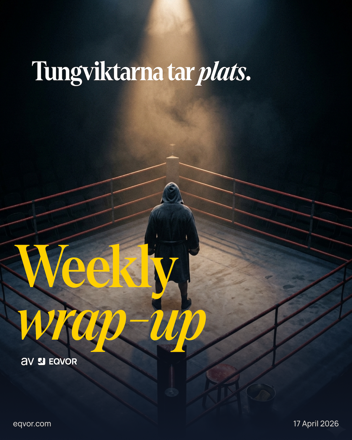Weekly Wrap-Up: Tungviktarna tar plats.
