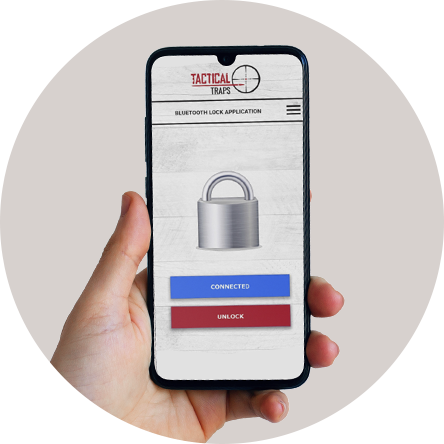 RFID locking system opens the trap in one second.