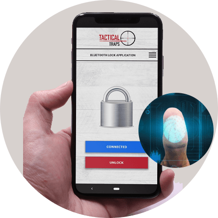 Use RFID locking system for quick access. Opens with your fingerprint, cellphone, or keycard.