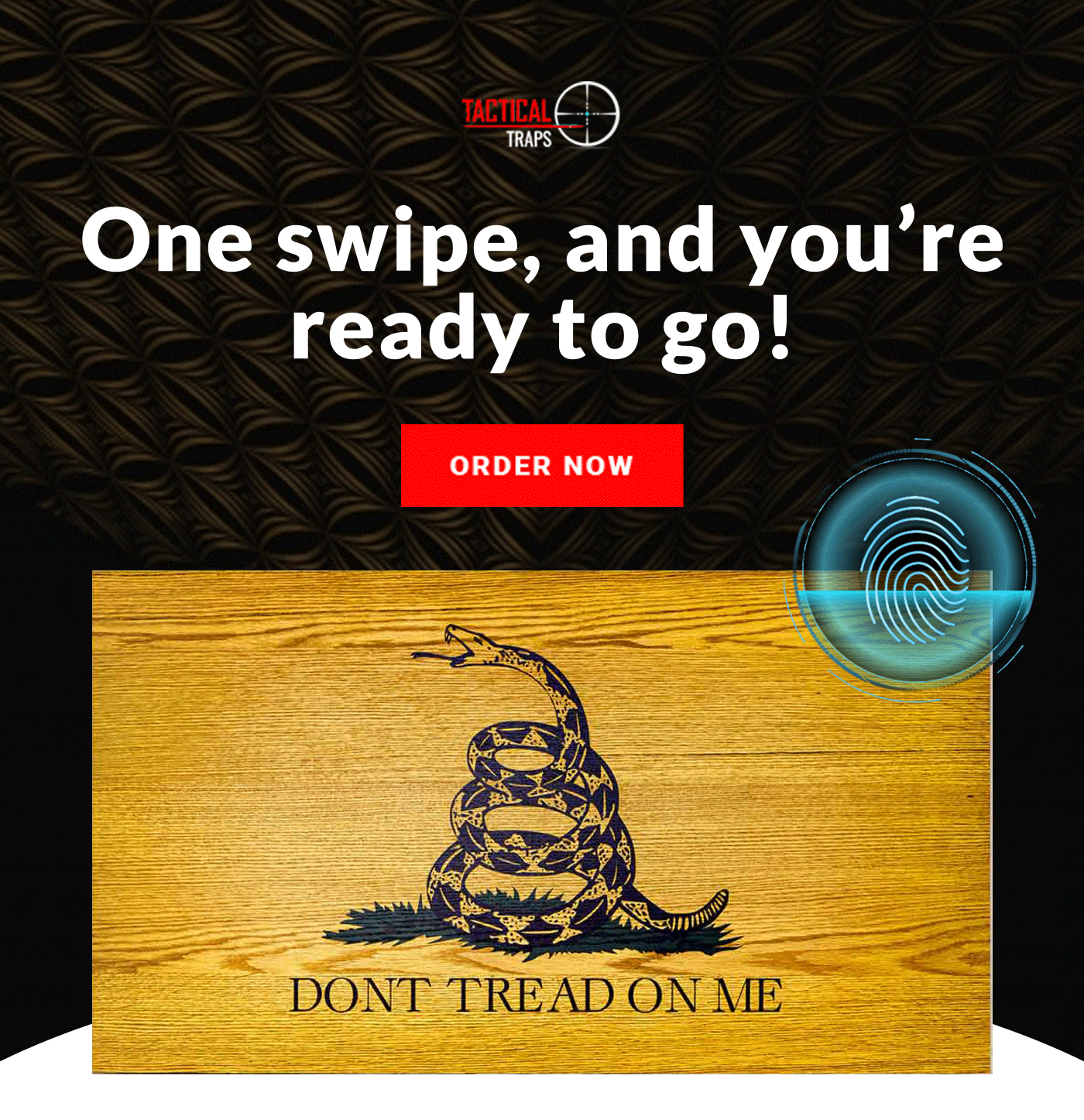 One swipe, and you're ready to go!