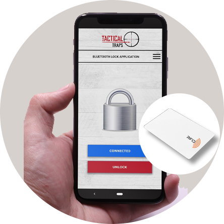 Use RFID locking system for quick access. Opens with your fingerprint, cellphone, or keycard.