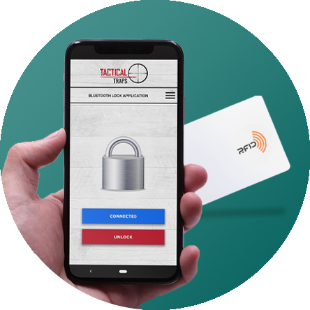 Use RFID locking system for quick access.