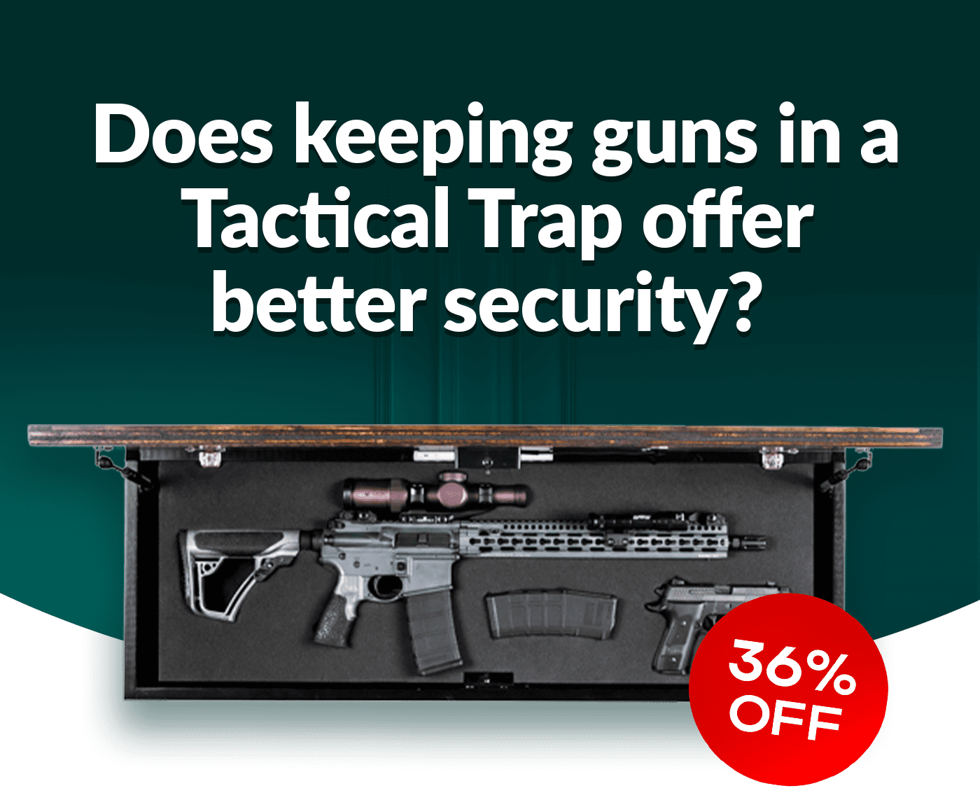 Does keeping guns in a Tactical Trap offer better security?