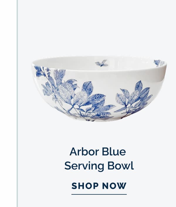Arbor Blue Serving Bowl