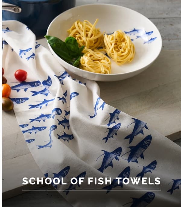 School of Fish Kitchen Towels