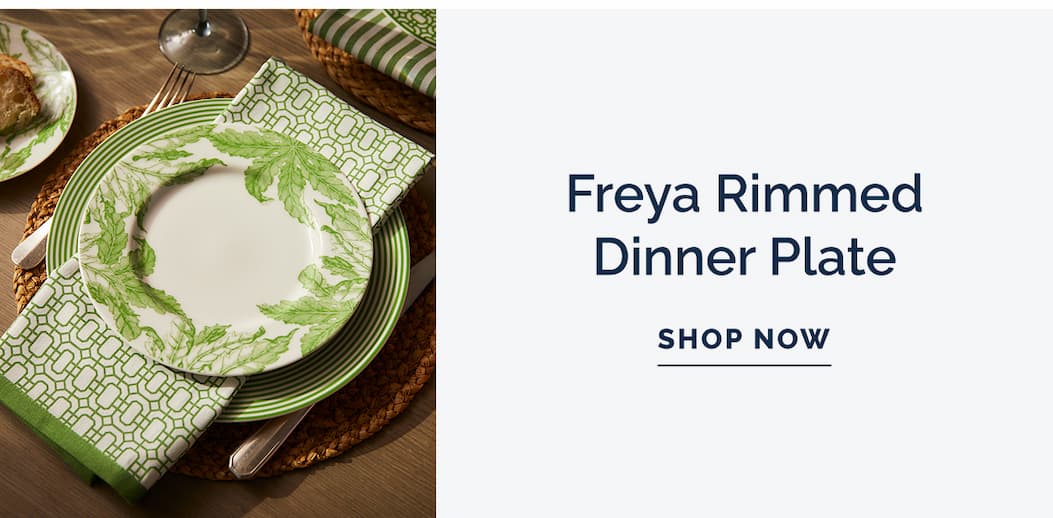 Shop Freya Rimmed Dinner Plates