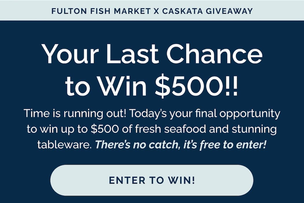Fulton Fish market X Caskata $500 Giveaway