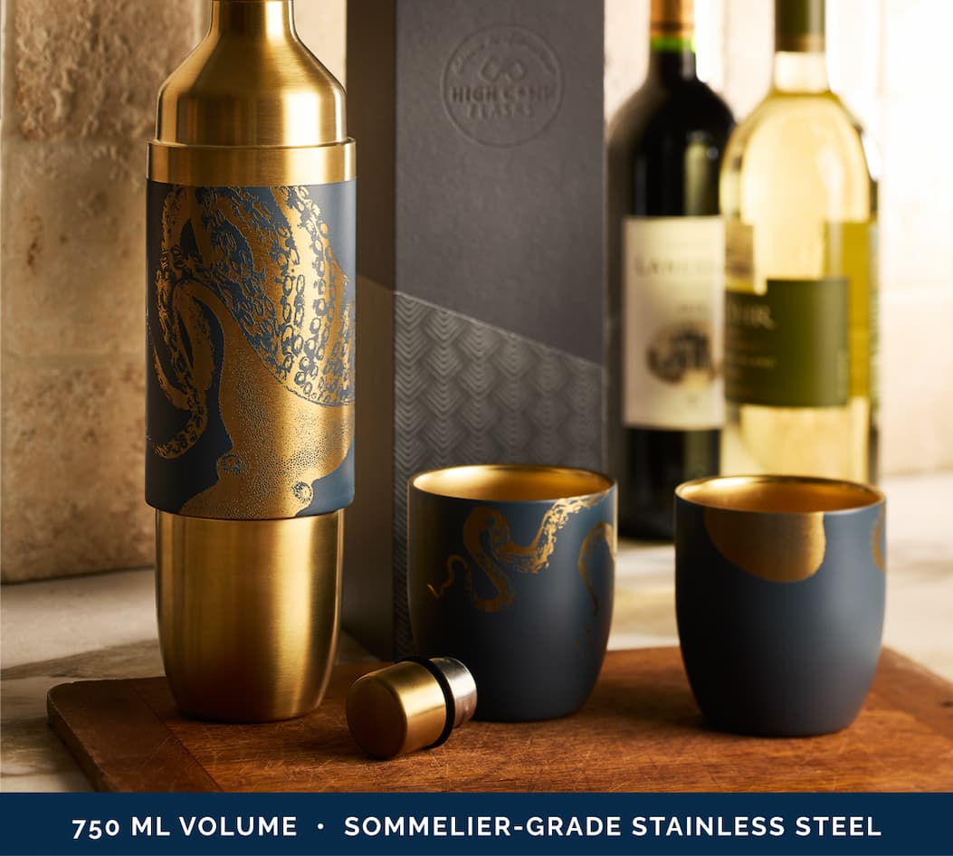 750 mL Volume  |  Sommelier-Grade stainless steel