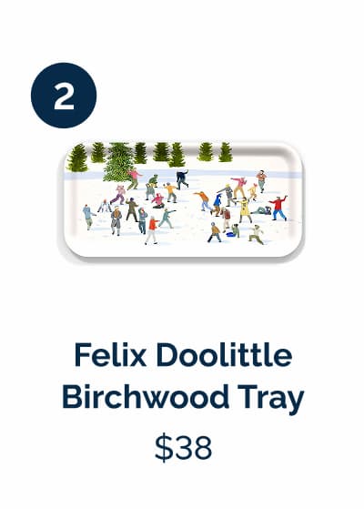Felix Doolittle Birchwood Tray