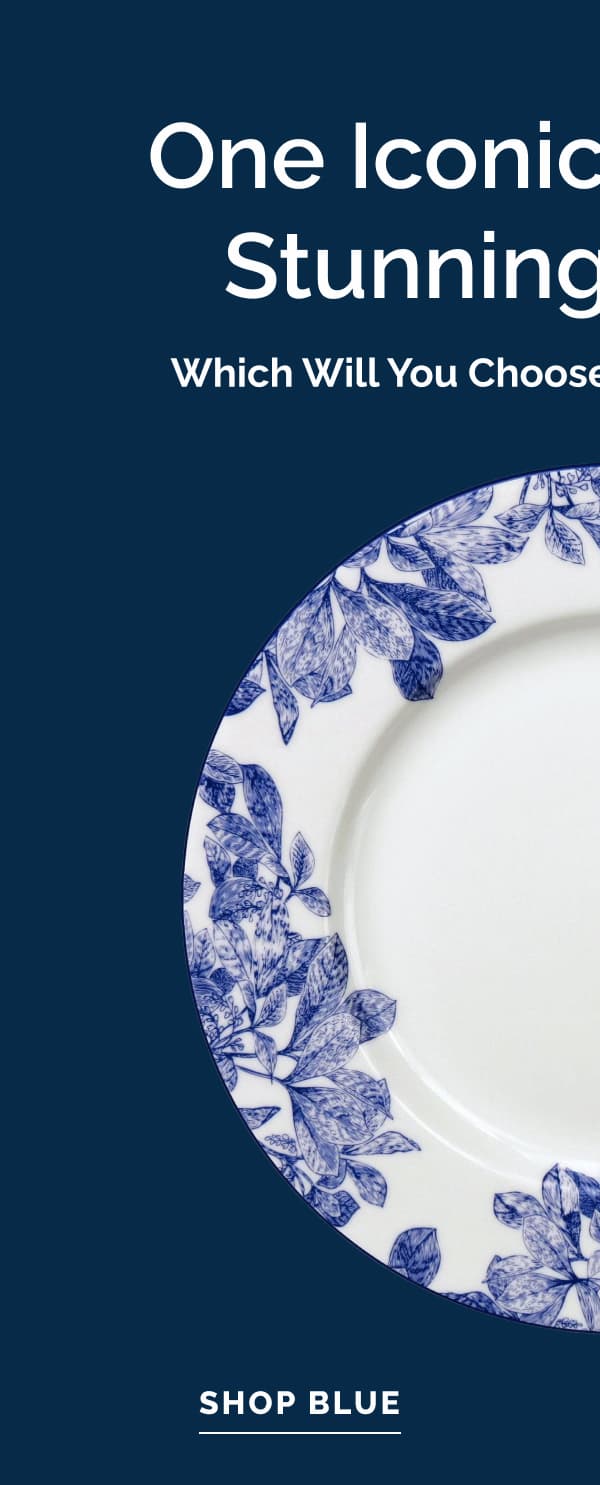 One Iconic Print. Two Stunning Shades. Shop Blue.