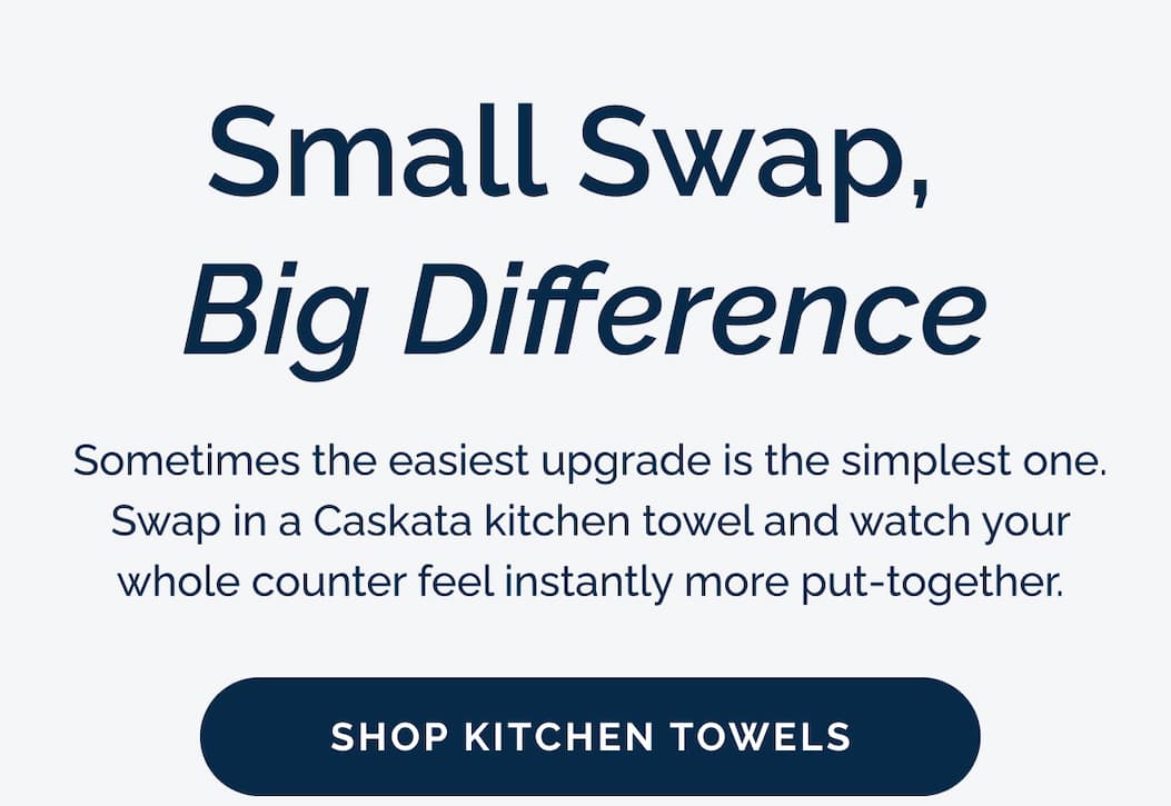 Small Swap, Big Difference | Shop Now