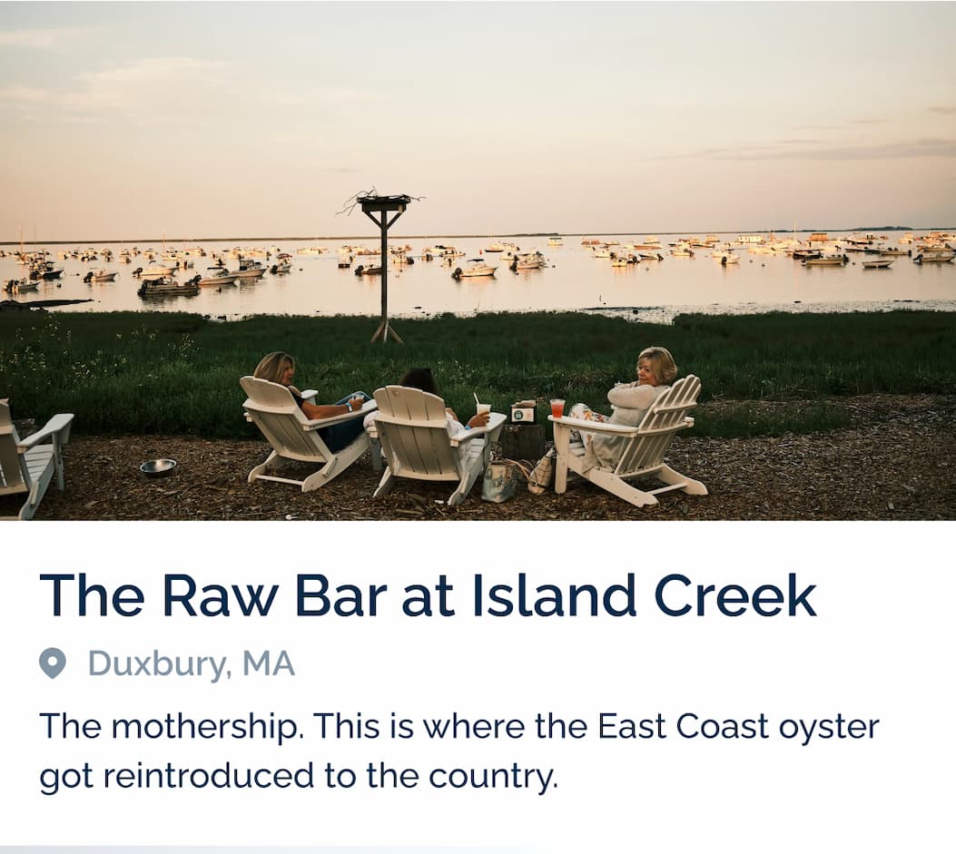The Raw Bar at Island Creek