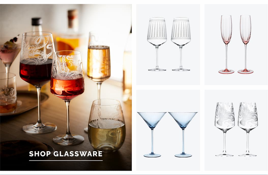 Shop glassware