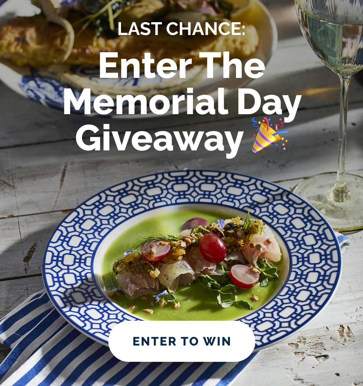 LAST CHANCE: Enter the Memorial Day Giveaway! Enter to win